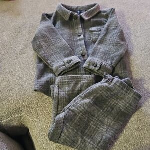 Gray Women's Pants & Jumpsuit Set